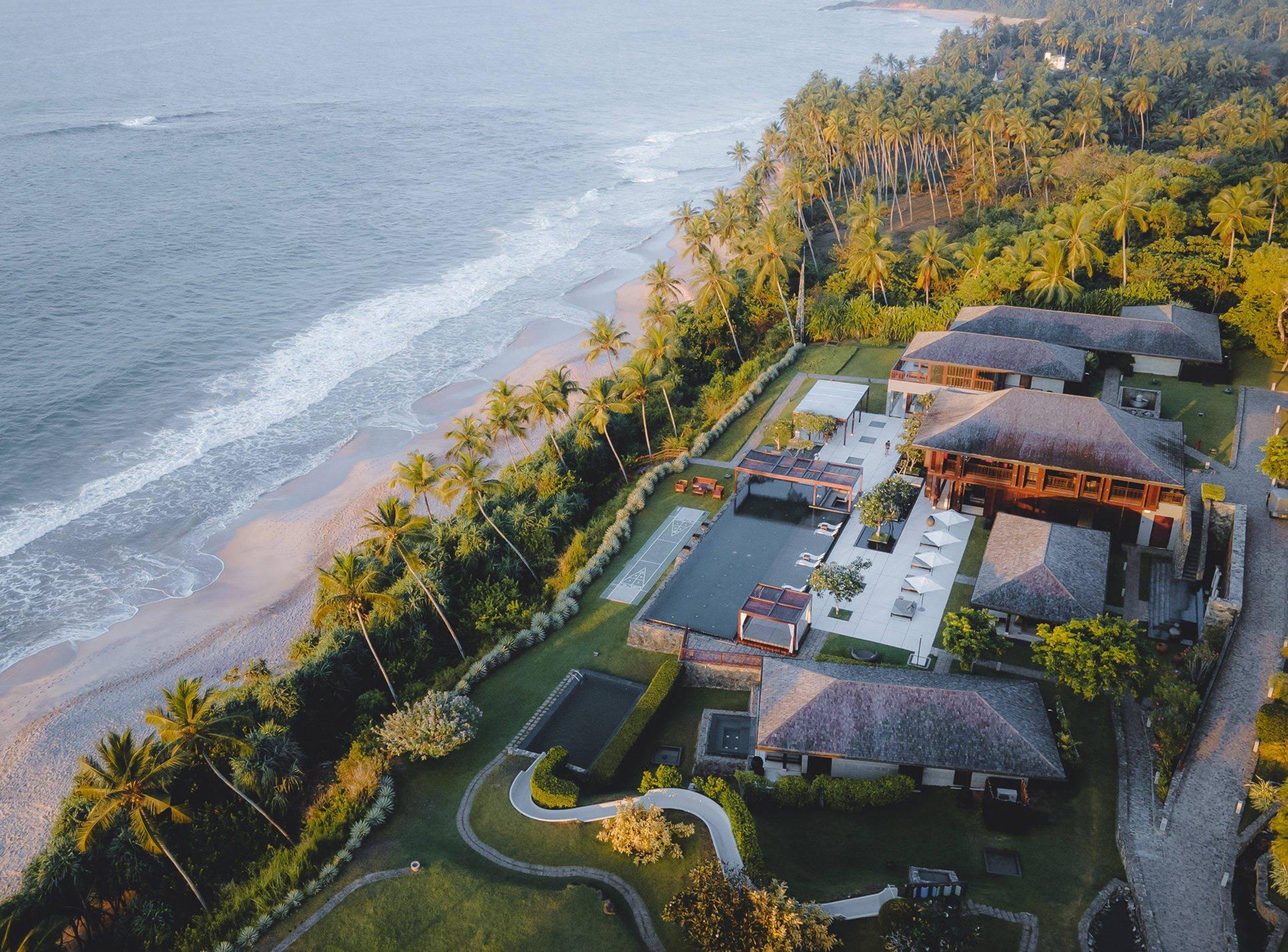 Luxury beachside property in Sri Lanka